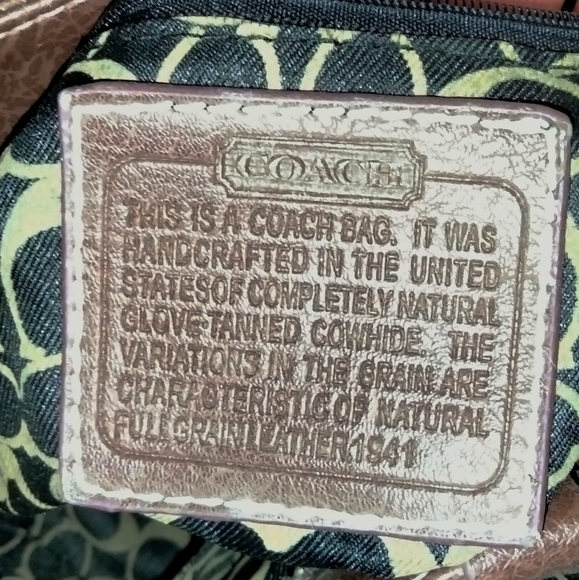 Coach multi-path pattern style purse - Picture 2 of 5